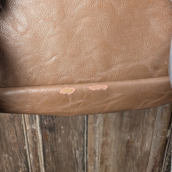 Herschel Supply Co Grey Backpack Brown Faux Leather Trim Classic School Bag - Picture 9 of 10